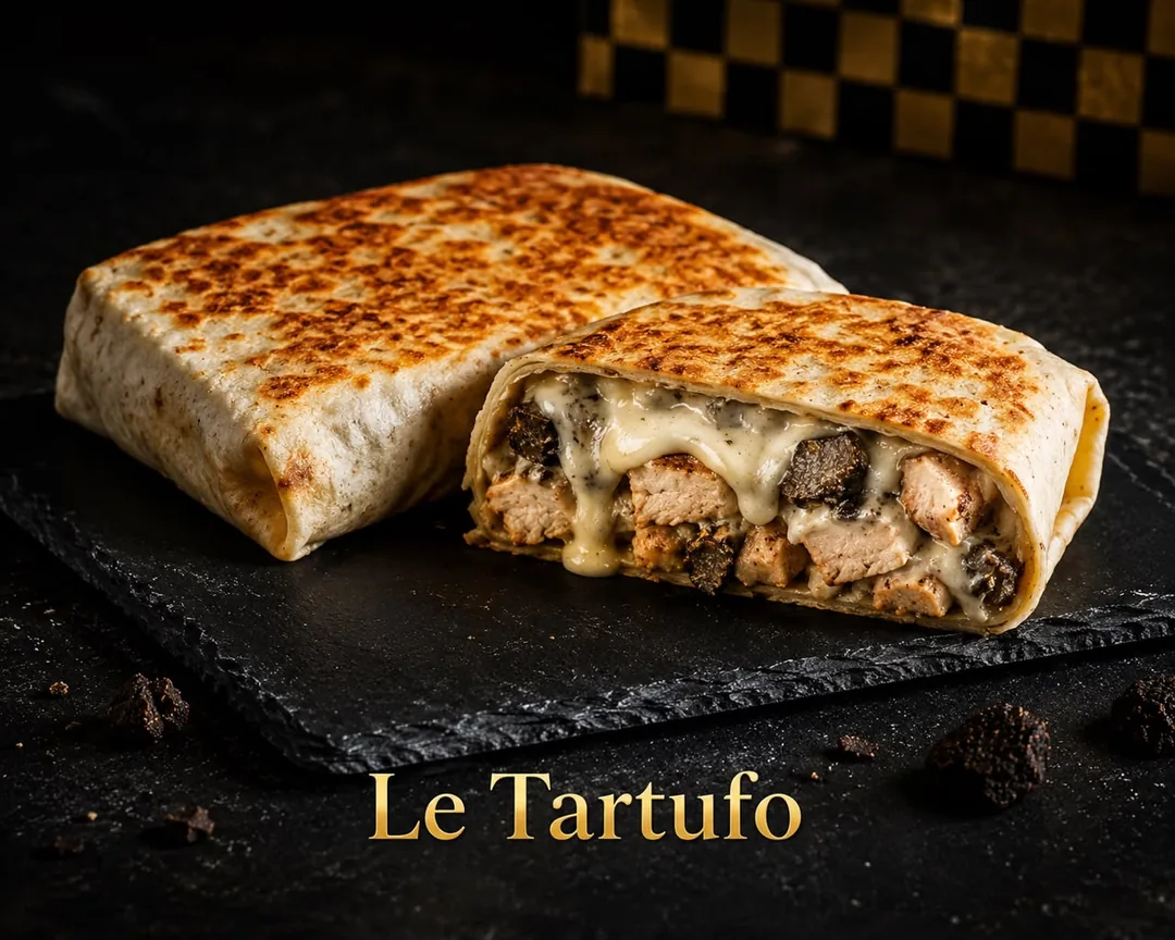Tacos Le Tartufo, sauce fromagère à la truffe